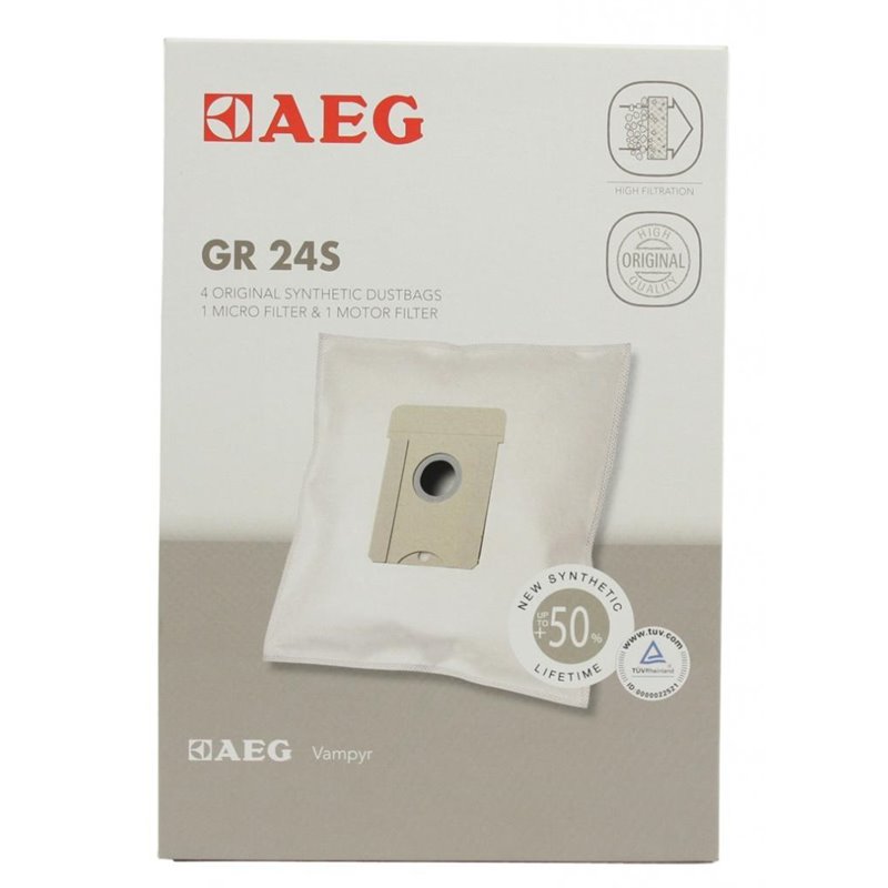 Bolsa Aspirador AEG GR24S pack 4 bolsas