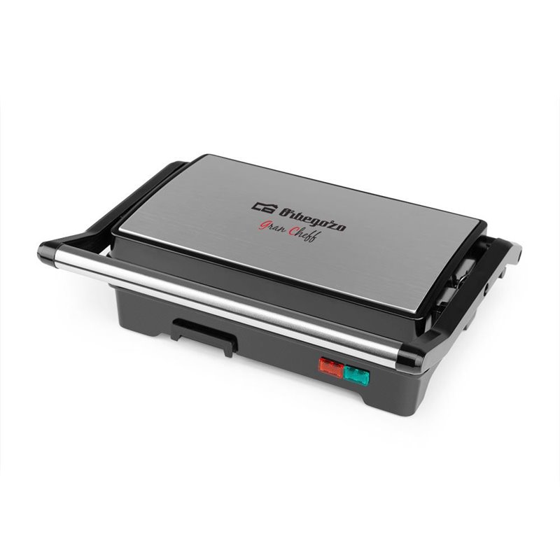 Grill Orbegozo GR3250  900W, 23x15cm, 180º, Inox