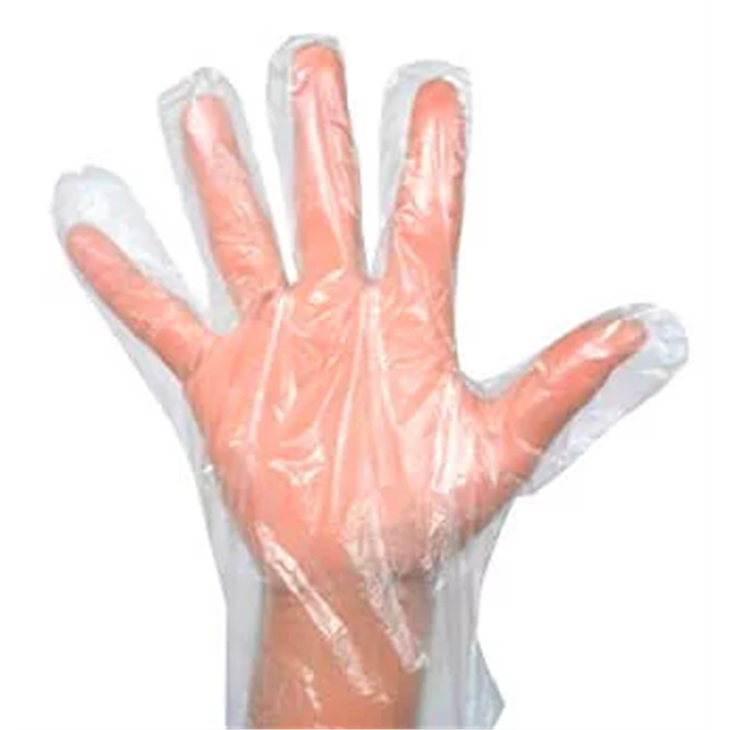 PAQUETE 100 GUANTES PLASTICO TRANSPARENTES