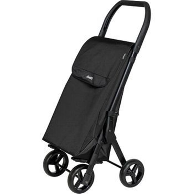 Carro Compra Duett MUUVI 4 ruedas, 46L, negro, 25