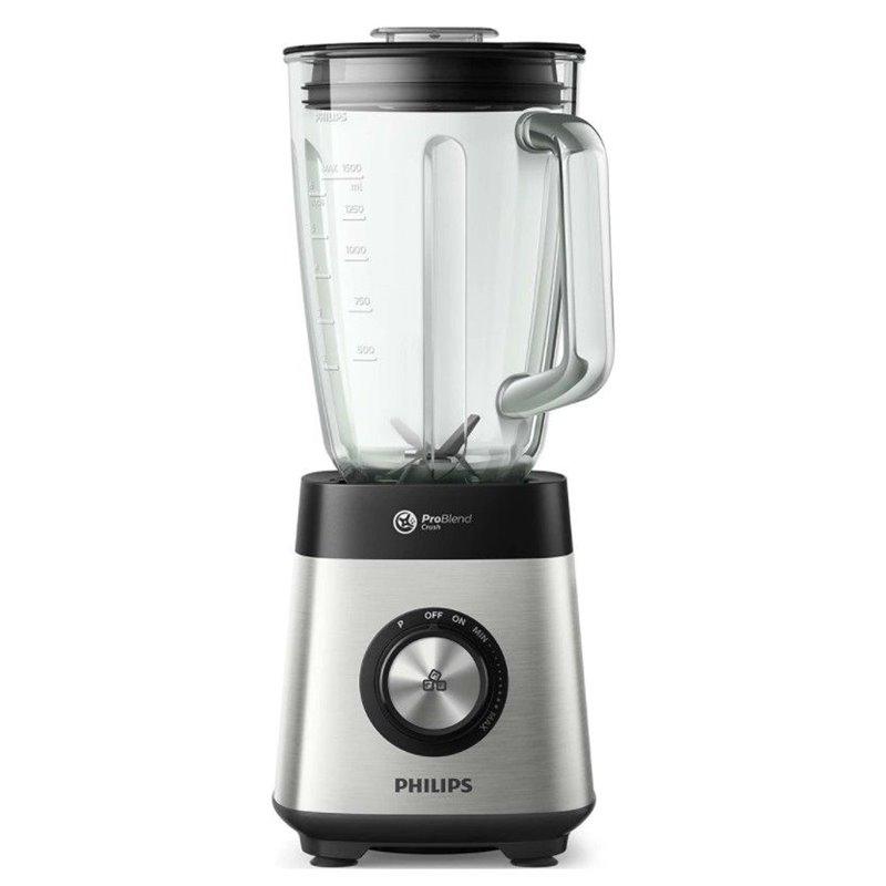 Batidora Vaso Philips HR3571/90 1000w, 2L, Cristal