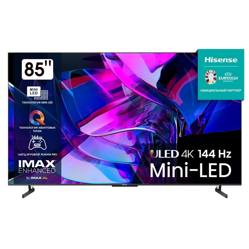 TV 85 HISENSE 85U7KQ MINILED 4K AI UPSCALER