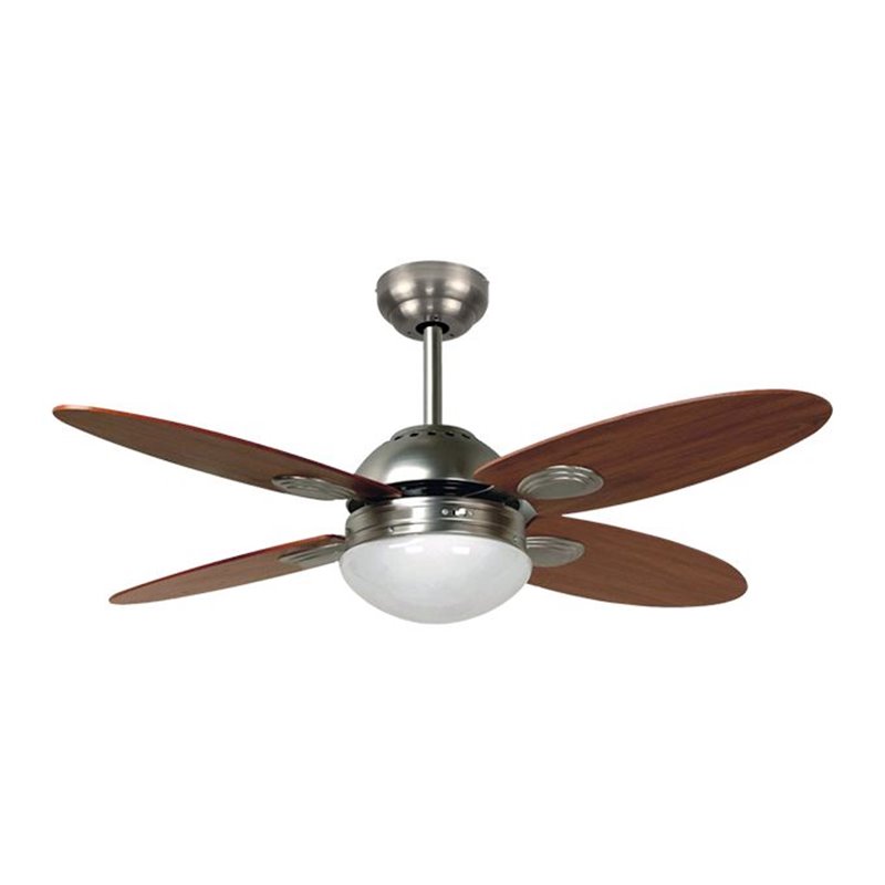 Ventilador Techo Bastilipo BERMEO NIQUEL, 105cm,