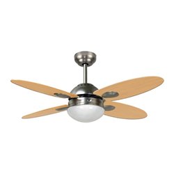 Ventilador Techo Bastilipo BERMEO NIQUEL, 105cm,