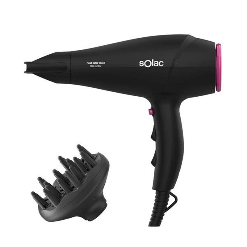 Secador pelo Solac SH7083 fast 2200 ionic