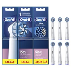 Rec. Dental Oral-B Braun EB606 2+2+2, Sensitive