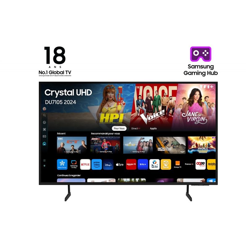 Tv Samsung TU75DU7105KXXC 4K, HDR, UHD