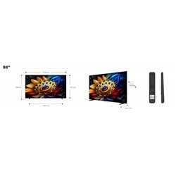 Tv TCL 98C655 qled / onkyo sound /  game master