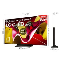 Tv OLED 65 LG OLED65C44LA 4K, 144HZ gaming/120HZ