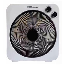 Ventilador Box Fan Ufesa MONTANA 30cm, 3 Velocidades