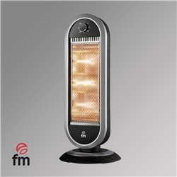 ESTUFA HALOGENA FM H30 1200W, giratoria, alto 70cm