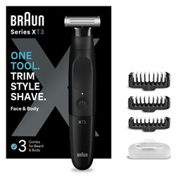 Barbero Braun XT3100 Afeita, recorta y perfila, H