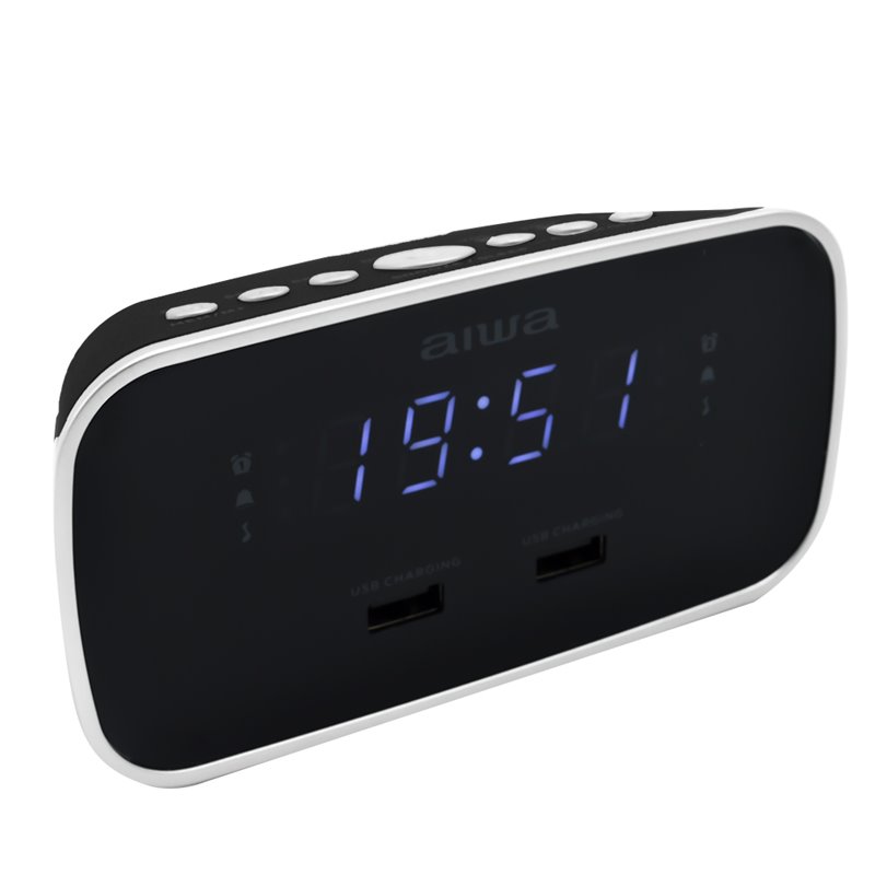 Despertador Reloj Aiwa CRU-19BK digital Negro