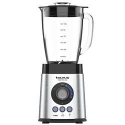 Batidora Vaso Taurus Power Total 2000 Negro-inox, 2000 W