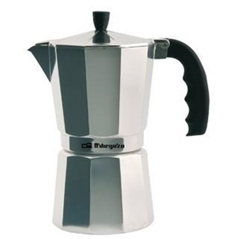 Cafetera Orbegozo KF300, 3 tazas, aluminio